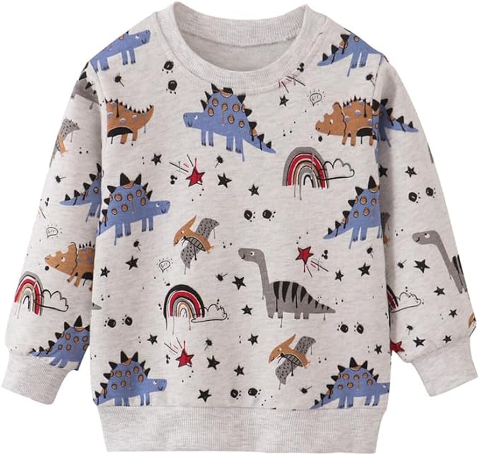 20% OFF Jobakids Boy Sweatshirt Pullover Long Sleeve  Top 2-7T